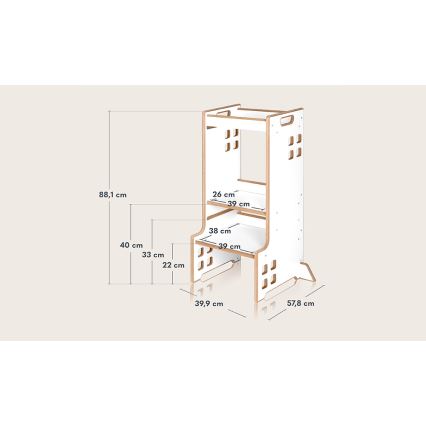 Lionelo - Stolp za učenje CASS Bela