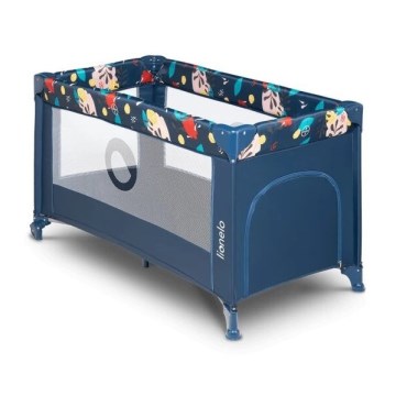 Lionelo - Temno modra potovalna posteljica STEFI