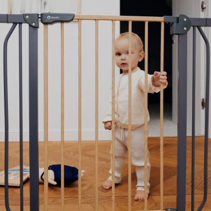 Lionelo - Varnostna ograja TRUUS SLIM črna/bež