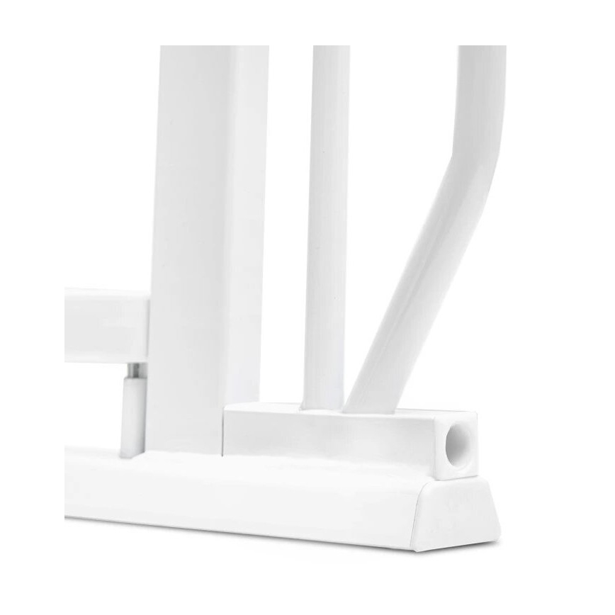 Lionelo - Varnostna ograja TRUUS SLIM LED 1xAAA bela