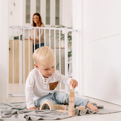 Lionelo - Varnostna ograja TRUUS SLIM LED 1xAAA siva