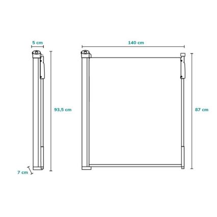 Lionelo - Varnostna ograja TULIA črna