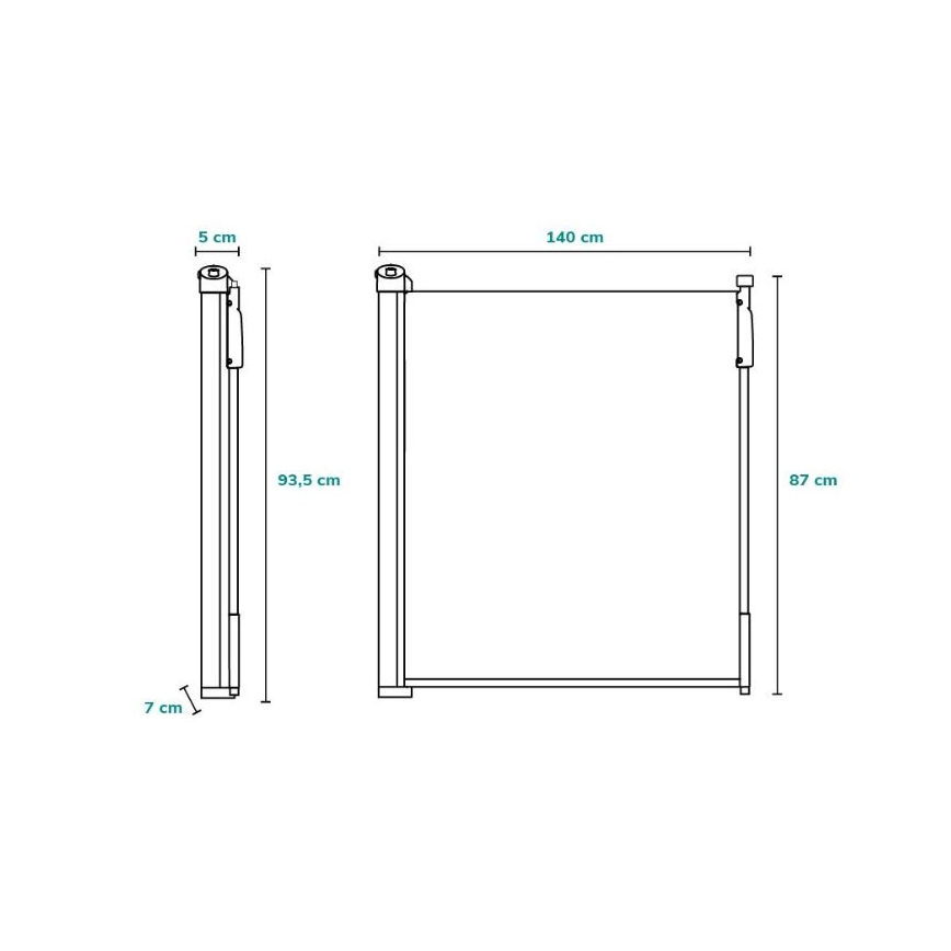 Lionelo - Varnostna ograja TULIA črna