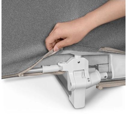 Lionelo - Varnostna ograja za posteljo LORA temno siva