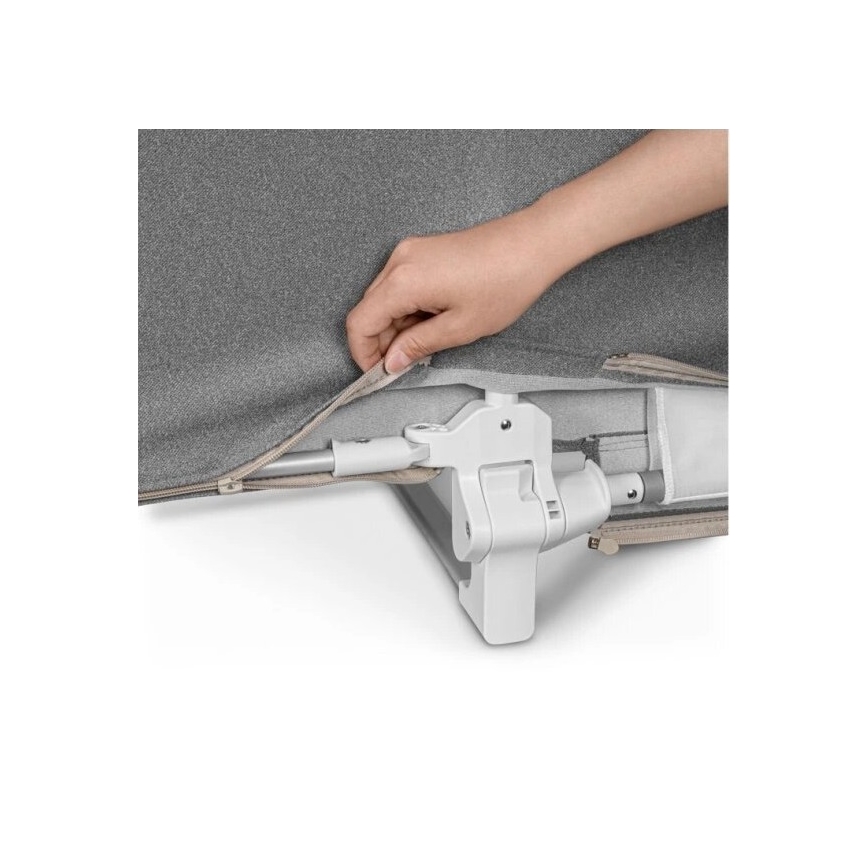 Lionelo - Varnostna ograja za posteljo LORA temno siva