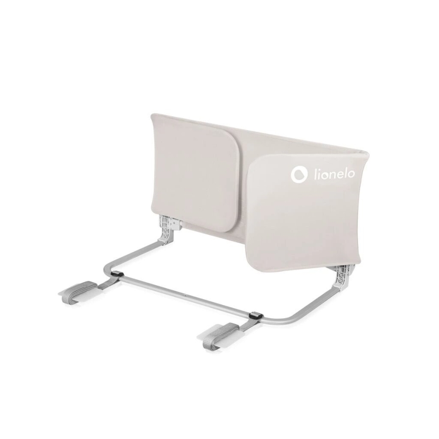 Lionelo - Varnostna ograja za posteljo LORA XL siva