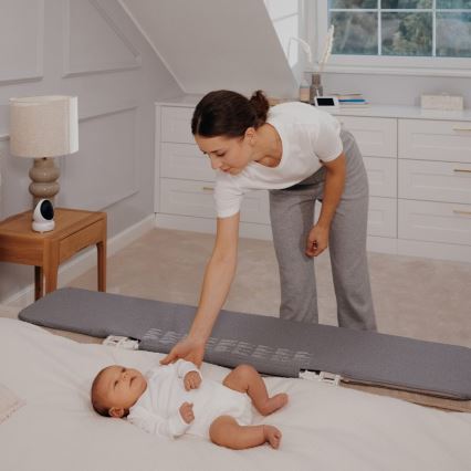 Lionelo - Varnostna ograja za posteljo LORA XL temno siva