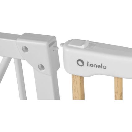 Lionelo - Varnostna pregrada TRUUS SLIM bela/bež
