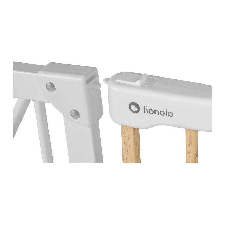 Lionelo - Varnostna pregrada TRUUS SLIM bela/bež