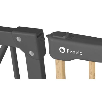 Lionelo - Varnostna pregrada TRUUS SLIM črna/bež