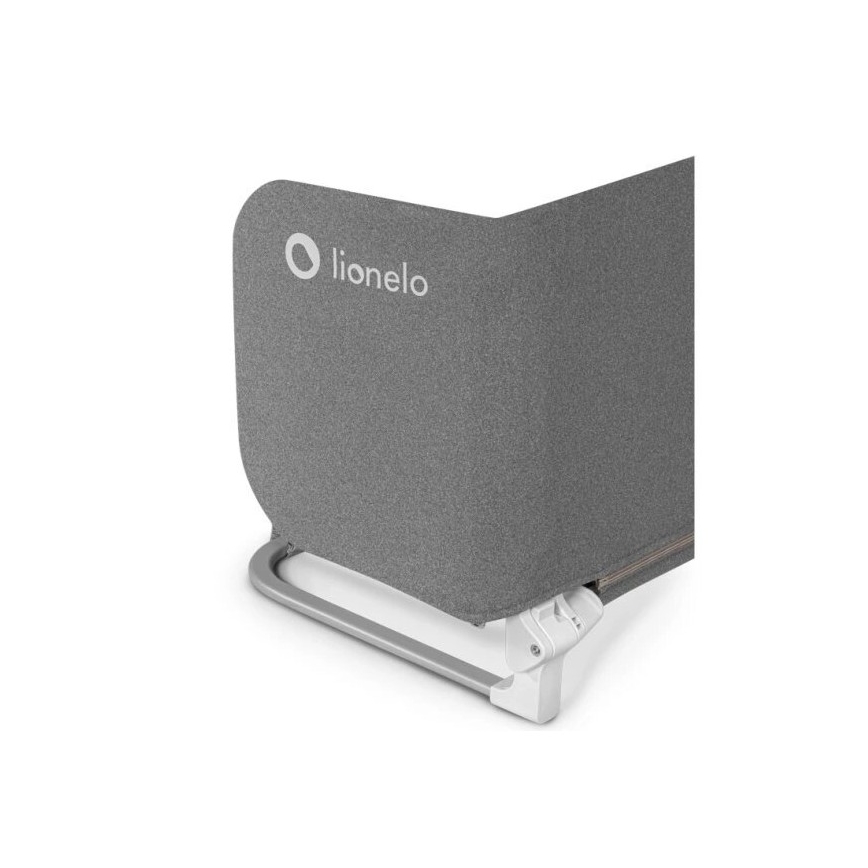 Lionelo - Varnostna pregrada za posteljo LORA temna siva