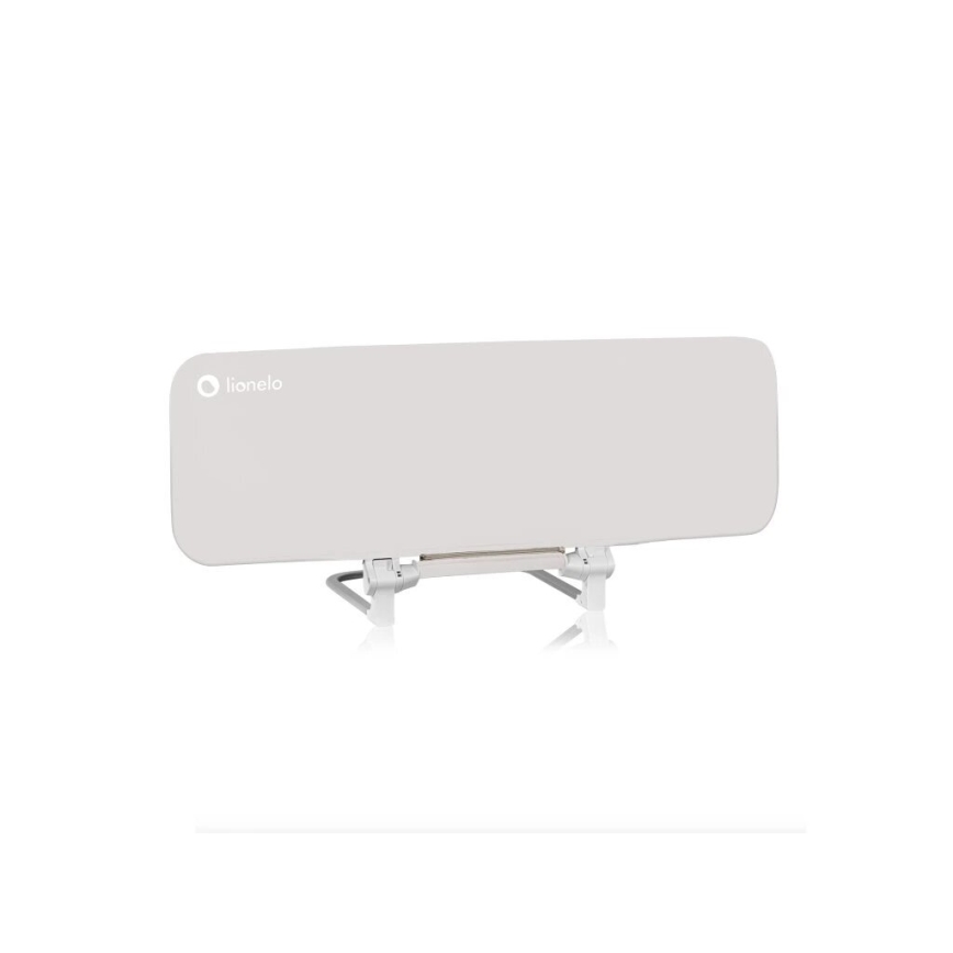 Lionelo - Varovalna ograja za posteljo LORA, siva