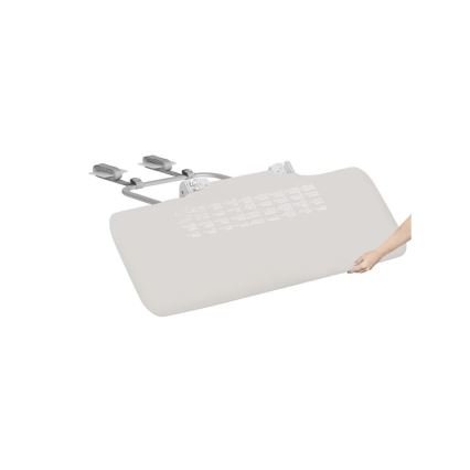 Lionelo - Varovalna ograja za posteljo LORA, siva