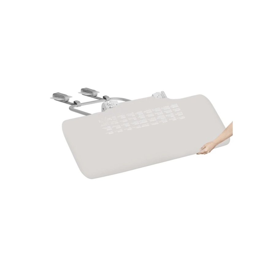 Lionelo - Varovalna ograja za posteljo LORA, siva