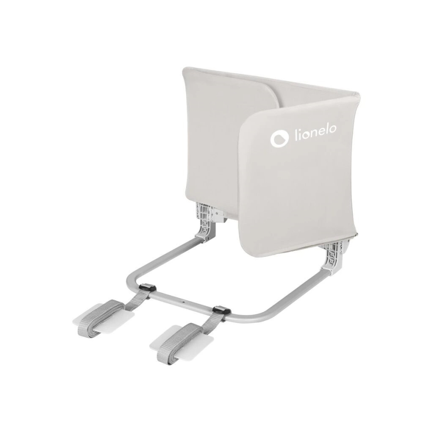 Lionelo - Varovalna ograja za posteljo LORA, siva