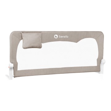 Lionelo - Varovalna pregrada za posteljo HANNA Beige Melange
