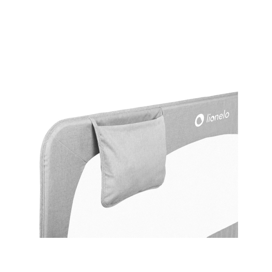 Lionelo - Varovalo za postel HANNA Grey Melange