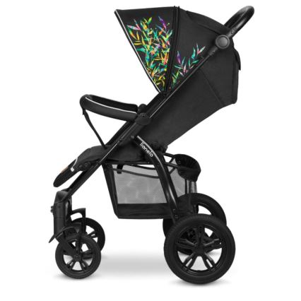 Lionelo - Voziček ANNET TOUR črna/zelena