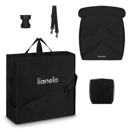 Lionelo - Voziček CLOE črna/zlata