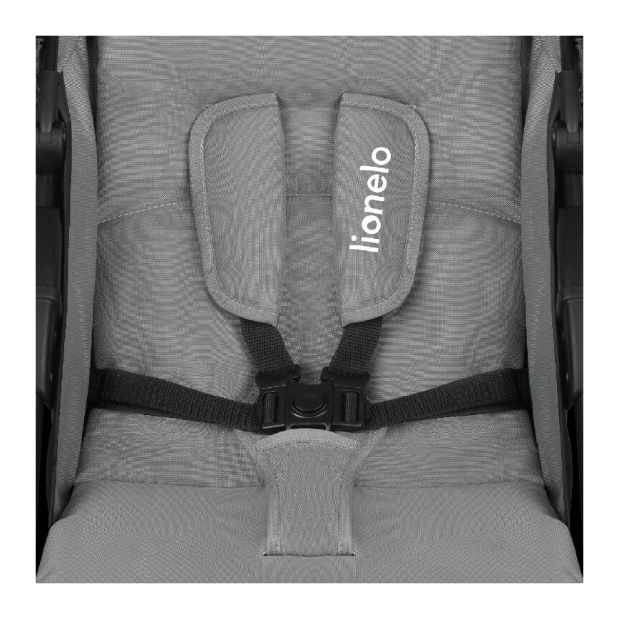Lionelo - Voziček EMMA PLUS siva/črna
