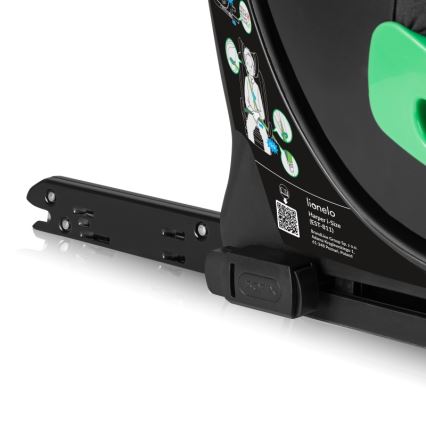 Lionelo - Vrtljiv avtosedež s bazo HARPER i-Size 76-150 cm Black Carbon