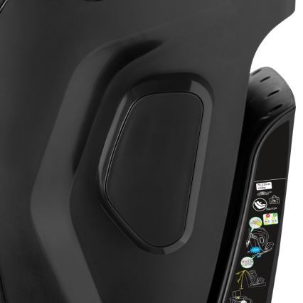 Lionelo - Vrtljiv avtosedež s bazo HARPER i-Size 76-150 cm Black Carbon