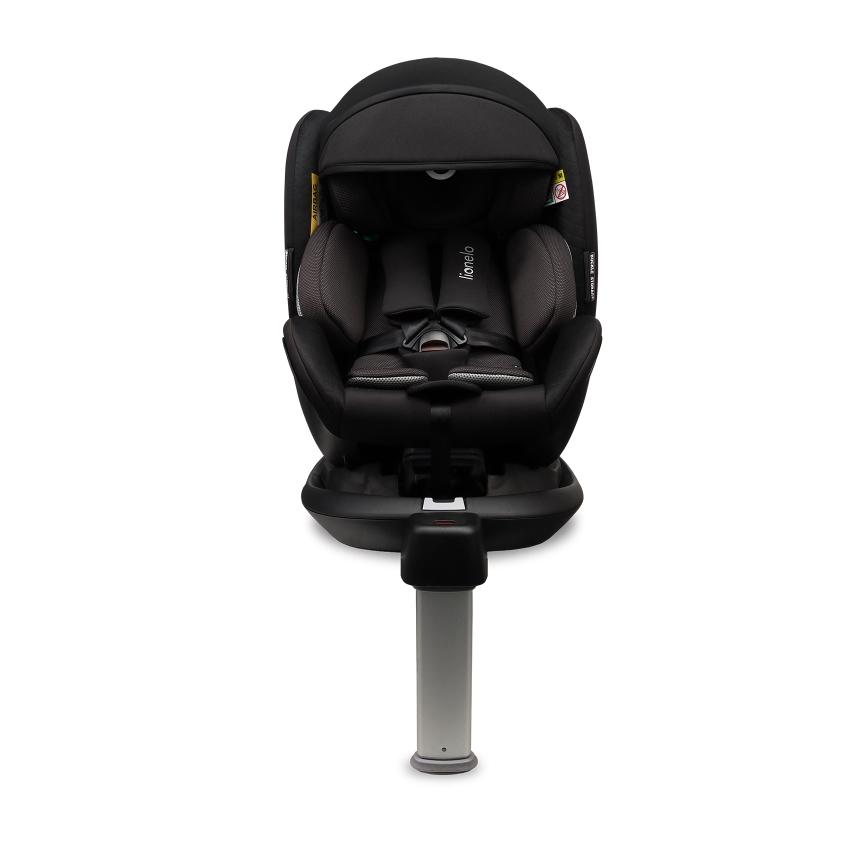 Lionelo - Vrtljiv avtosedež z bazo ANTOON PLUS i-Size 40-105 cm Black Onyx