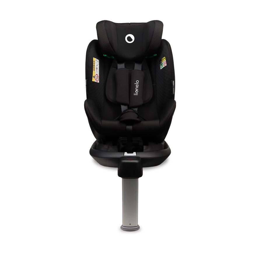 Lionelo - Vrtljiv avtosedež z bazo ANTOON PLUS i-Size 40-105 cm Black Onyx