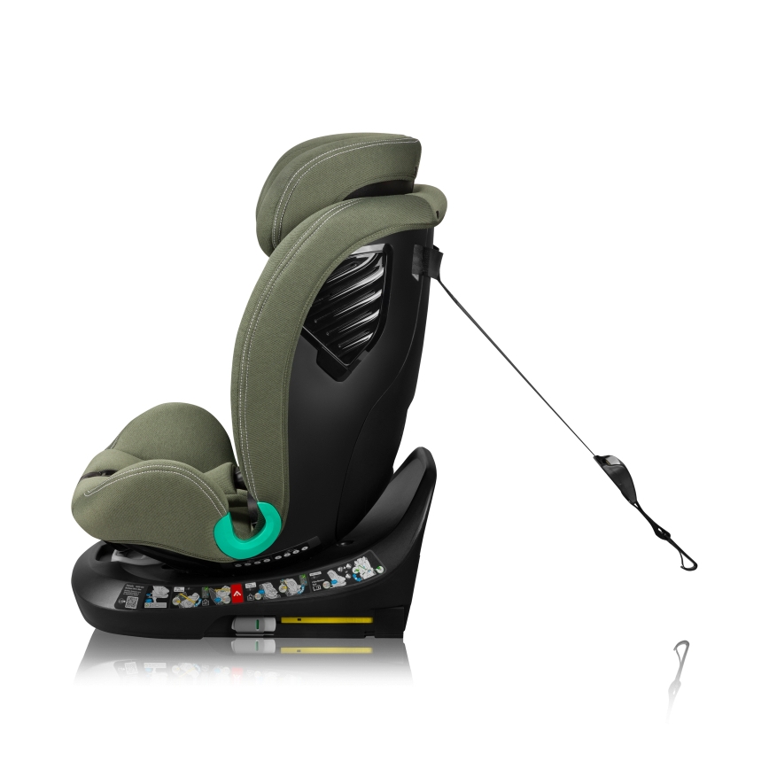 Lionelo - vrtljiv avtosedež z bazo BASTIAAN ONE i-Size 40-150 cm olivno zelena