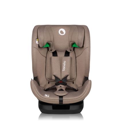 Lionelo - Vrtljiv avtosedež z bazo LAVENDER i-Size 76-150 cm bež latte