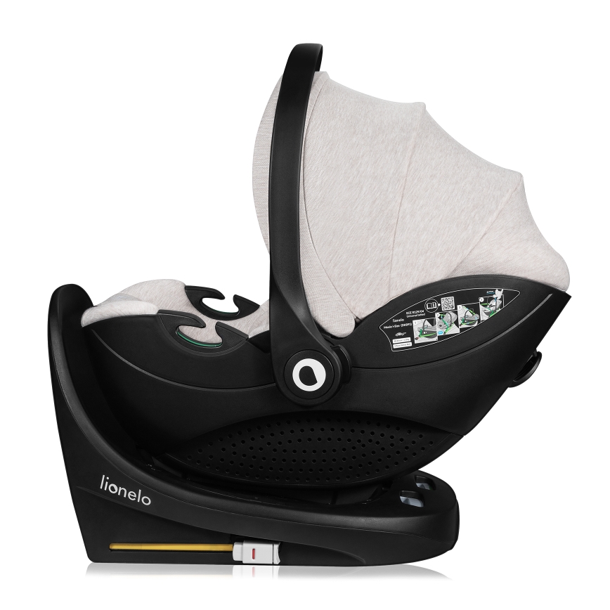 Lionelo - vrtljiv avtosedež z bazo MOXIE SET i-Size 40-87 cm bež