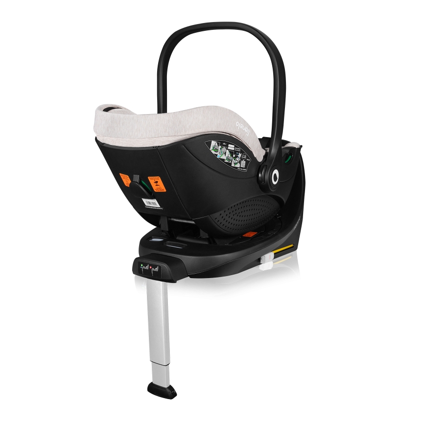 Lionelo - vrtljiv avtosedež z bazo MOXIE SET i-Size 40-87 cm bež