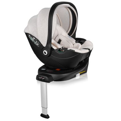 Lionelo - vrtljiv avtosedež z bazo MOXIE SET i-Size 40-87 cm bež