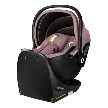 Lionelo - Vrtljiv avtosedež z bazo MOXIE SET i-Size 40-87 cm Rožnata Malva