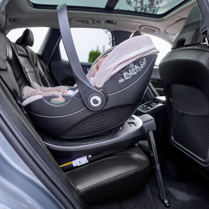 Lionelo - Vrtljiv avtosedež z bazo MOXIE SET i-Size 40-87 cm Rožnata Malva