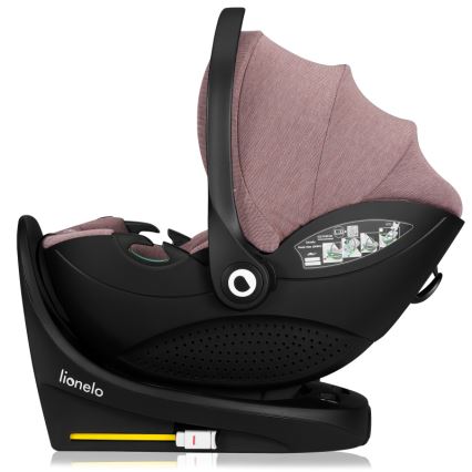 Lionelo - Vrtljiv avtosedež z bazo MOXIE SET i-Size 40-87 cm Rožnata Malva