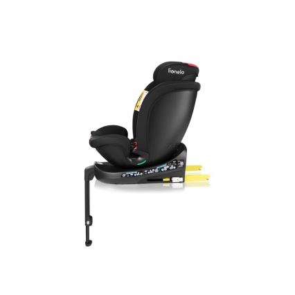 Lionelo - Vrtljiv avtosedež z bazo NAVY i-Size 40-150 cm črno/rdeč