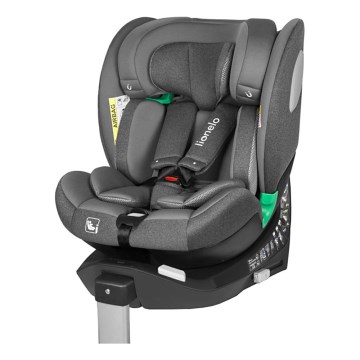 Lionelo - Vrtljiv avtosedež z osnovo BRAAM i-Size 40-150 cm Sivi Kamen