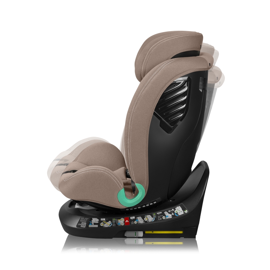 Lionelo - Vrtljiv avtosedež z bazo BASTIAAN ONE i-Size 40-150 cm Beige Sand