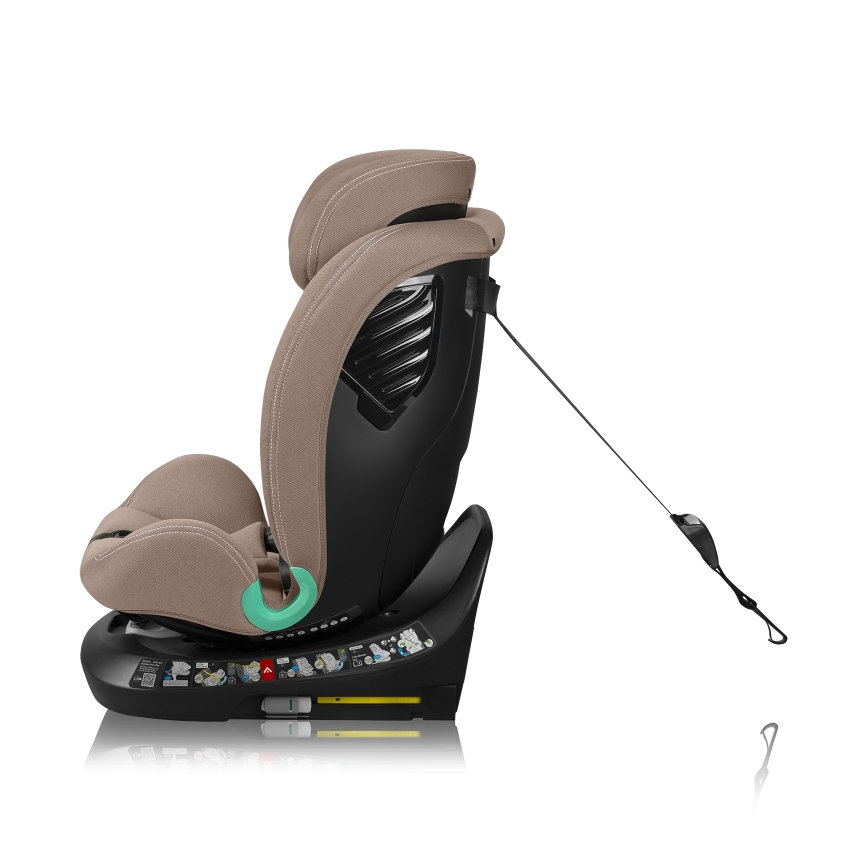 Lionelo - Vrtljiv avtosedež z bazo BASTIAAN ONE i-Size 40-150 cm Beige Sand