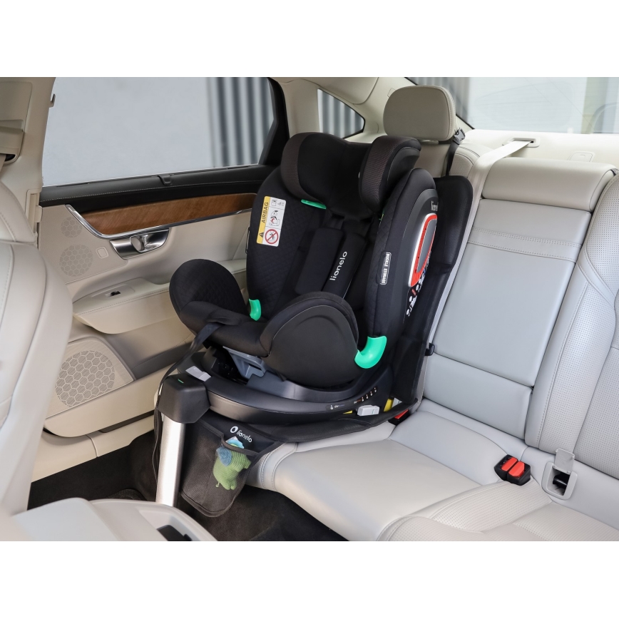 Lionelo - Zaščitna podloga za avtosedež SIKKER Black Carbon