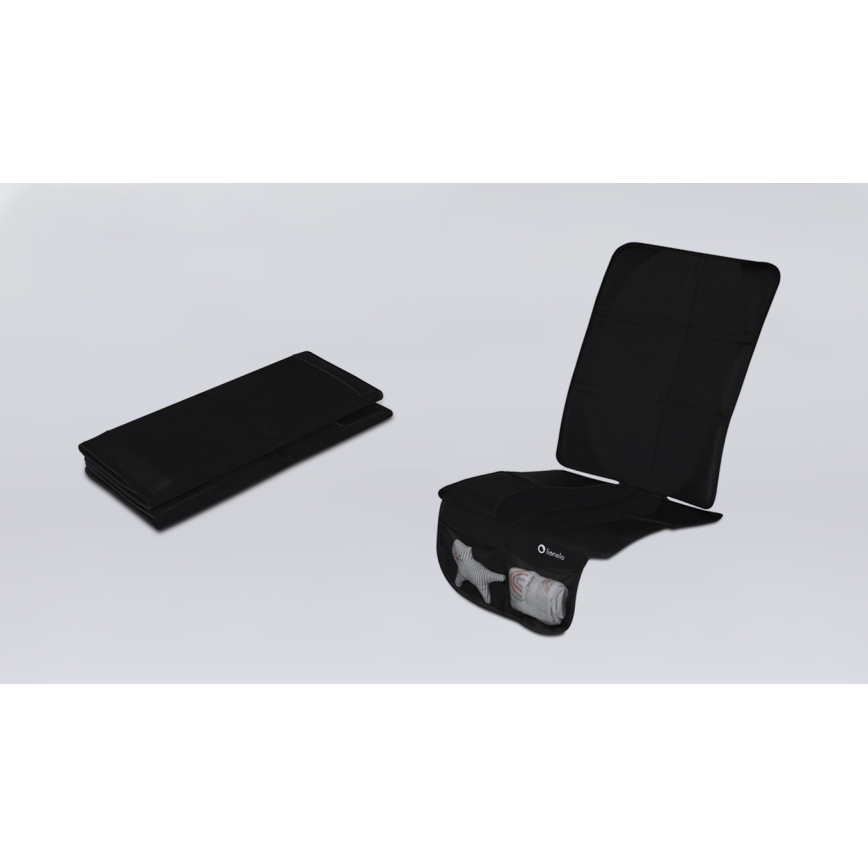 Lionelo - Zaščitna podloga za avtosedež SIKKER Black Carbon