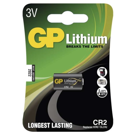 Litijeva baterija CR2 GP LITHIUM 3V/800 mAh