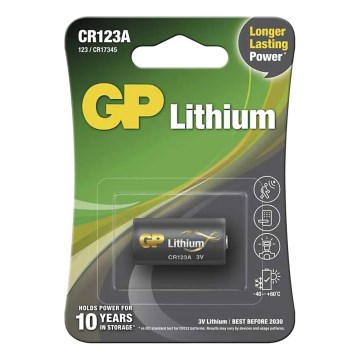 Litijeva baterija GP LITHIUM CR123A 3V/1400 mAh