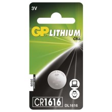 Litijeva baterija gumbasta CR1616 GP LITHIUM 3V/55 mAh