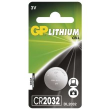 Litijeva baterija gumbasta CR2032 GP LITHIUM 3V/220 mAh