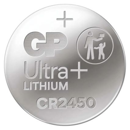 Litijeva baterija gumbasta CR2450 GP LITHIUM 3V/600 mAh