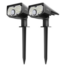 Litom - SET 2x LED Solarna svetilka s senzorjem 2v1 LED/3,7V IP67