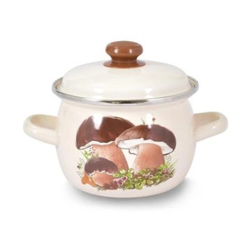 Lonec s pokrovom TORO 1,5 l, z motivom gob