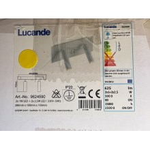 Lucande - LED Stenska svetilka MAGYA 2xLED/2,5W/230V + 2xLED/1W/230V